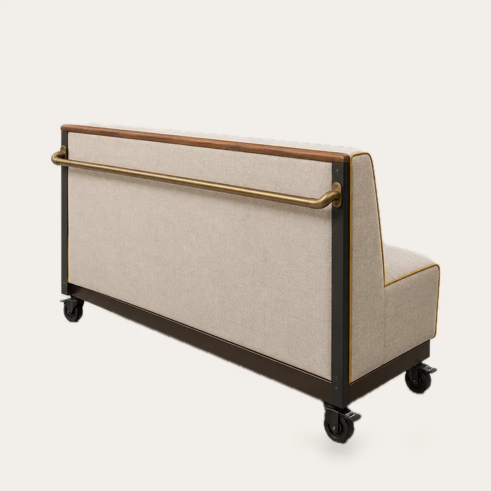 Roll-Away Patio Booth